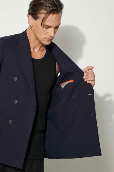 Jakke Paul Smith Paul Smith Double-Breasted Wool Blazer Mørkeblå | M1R.2320.N01746, 6