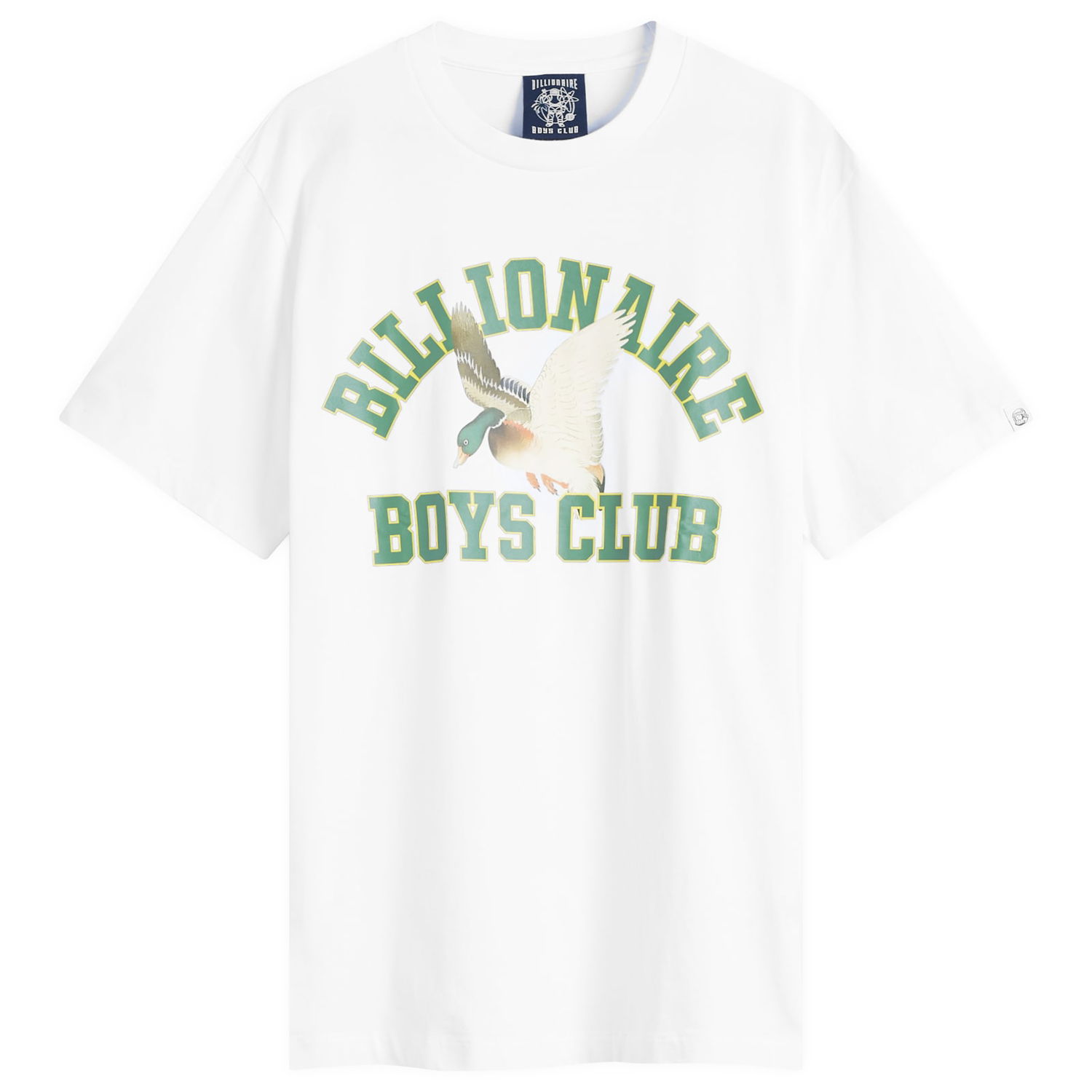 T-shirt BILLIONAIRE BOYS CLUB Duck Varsity Graphic T-Shirt White - Size Large Hvid | B24465-WHT, 1