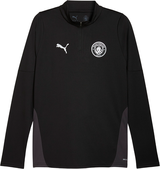 T-shirt Puma Manchester City Training 1/4 Zip Top Sort | 781999-14