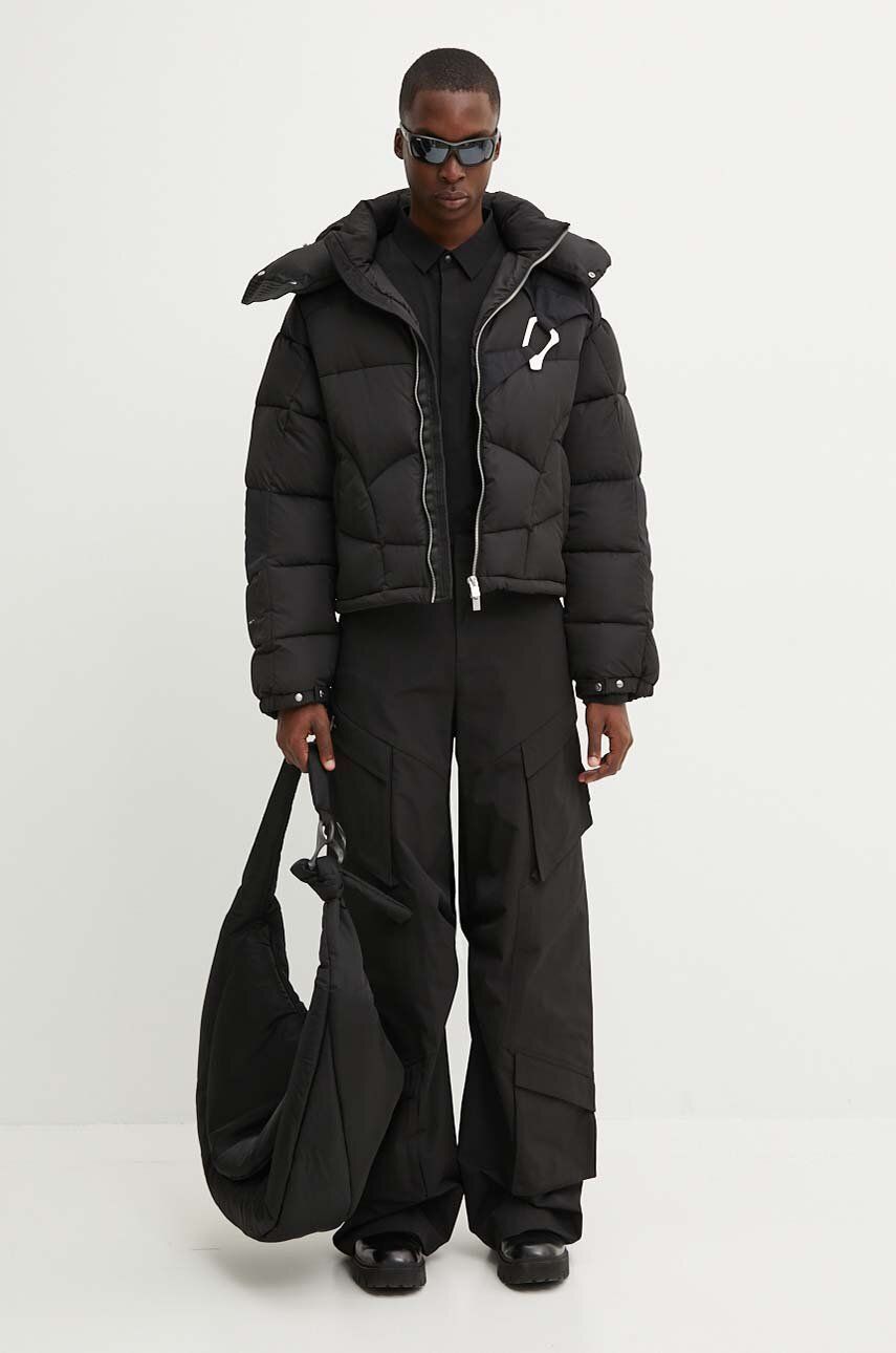 Puffer jakke HELIOT EMIL Oversize Puffer Jacket Sort | HE.M.02.093, 1