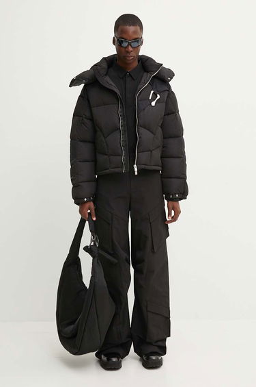 Puffer jakke HELIOT EMIL Oversize Puffer Jacket Sort | HE.M.02.093, 1