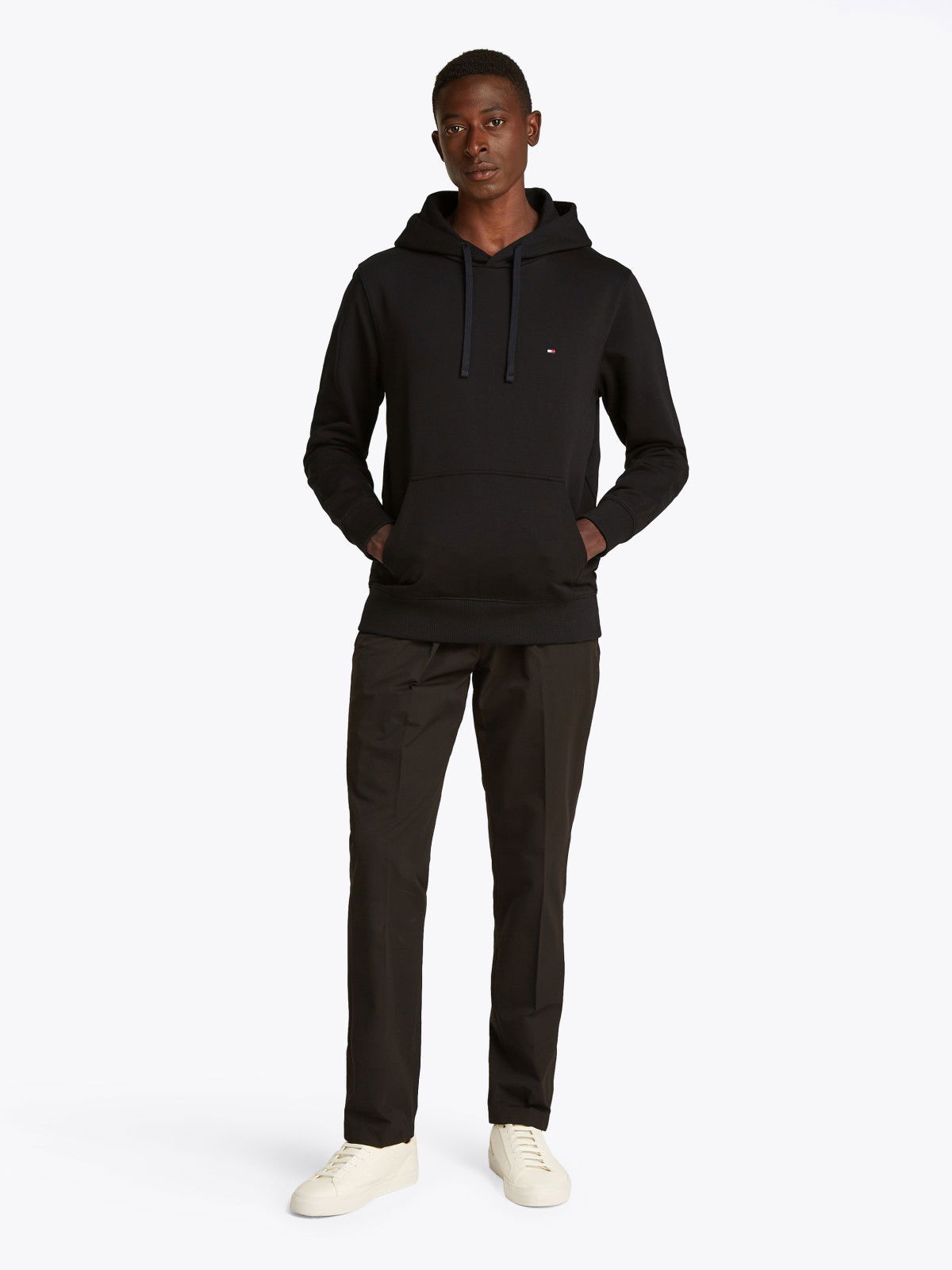 Sweatshirt Tommy Hilfiger Tommy Hilfiger Essential Terry Hoodie Sort | MW0MW37235BDS, 1