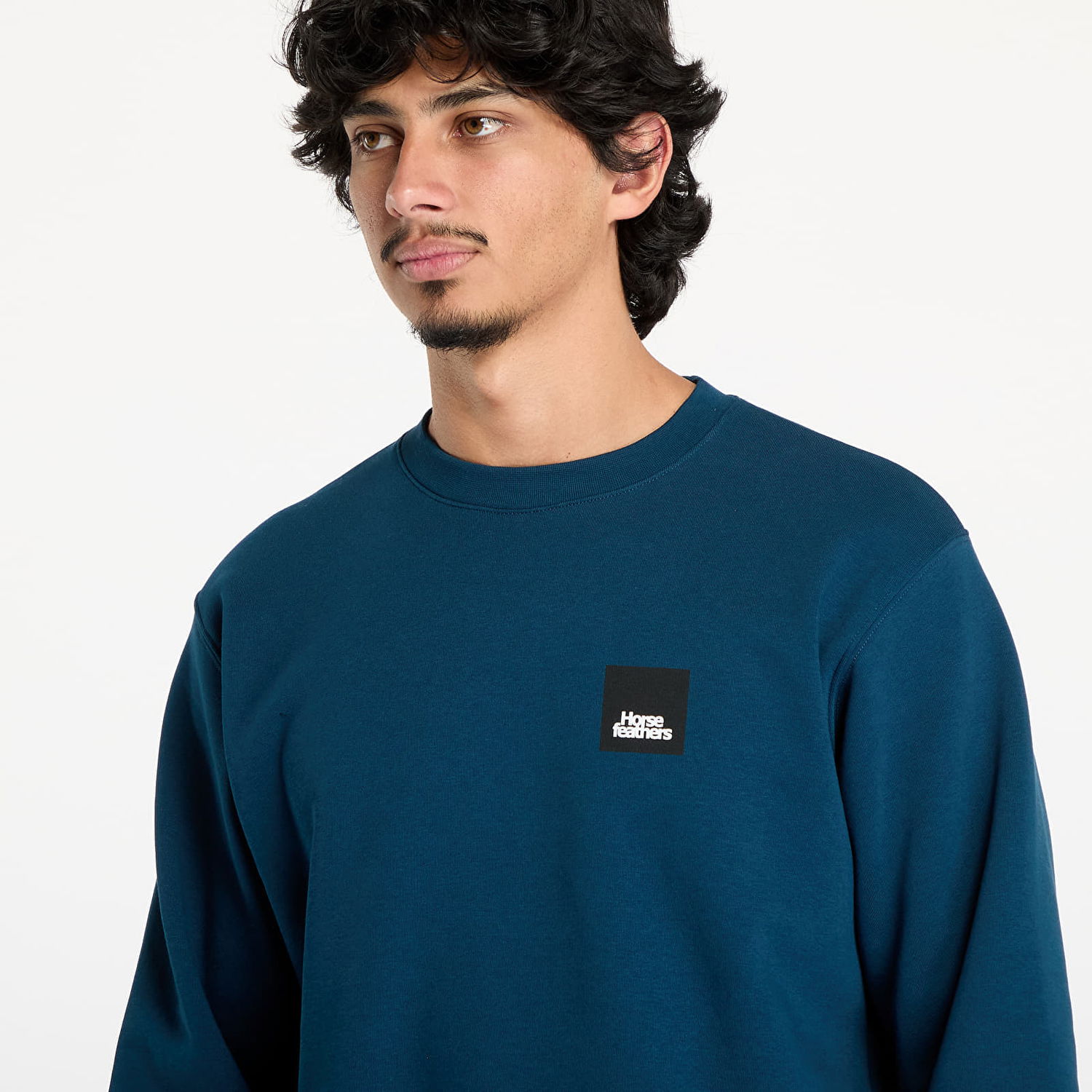 T-shirt Horsefeathers Dunk Sweatshirt Pond M Mørkeblå | SM1225R, 1