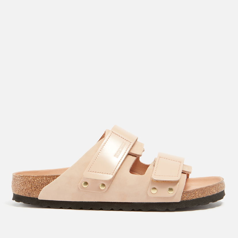 Sneakers og sko Birkenstock Women's Uji Nubuck and Patent Leather Sandals - UK 3.5 Beige | 1026544