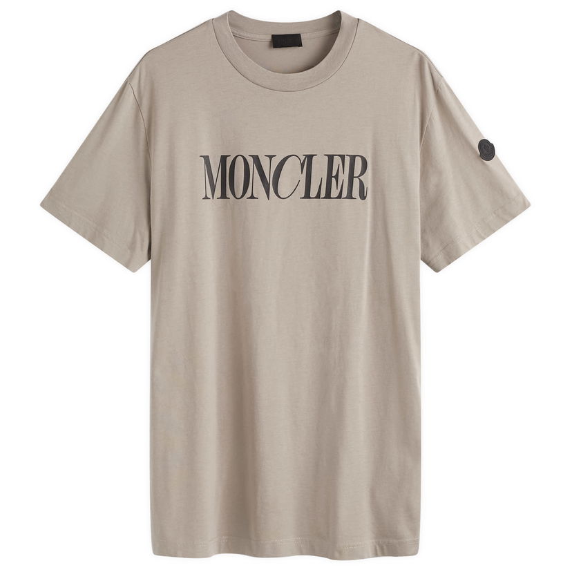 T-shirt Moncler Logo T-Shirt Grå | 8C000-31-89A17-266