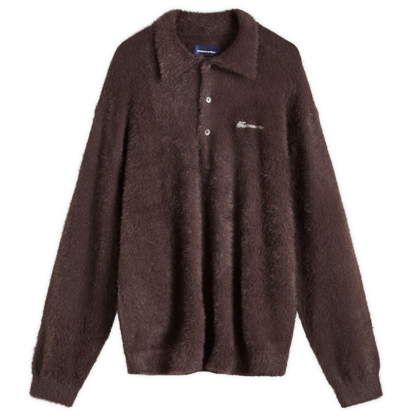 Sweater thisisneverthat Knit Polo Shirt Brun | TN243KKNPK08-BRN