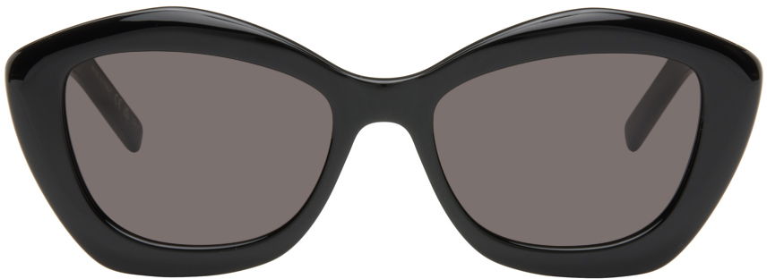 Solbriller Saint Laurent Saint Laurent SL 68 Cat Eye Sunglasses Sort | SL 68-001, 0