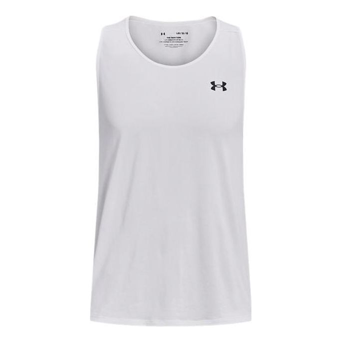 Tanktop Under Armour Tech 2.0 Men's Training Tank Hvid | 1328704-101, 0