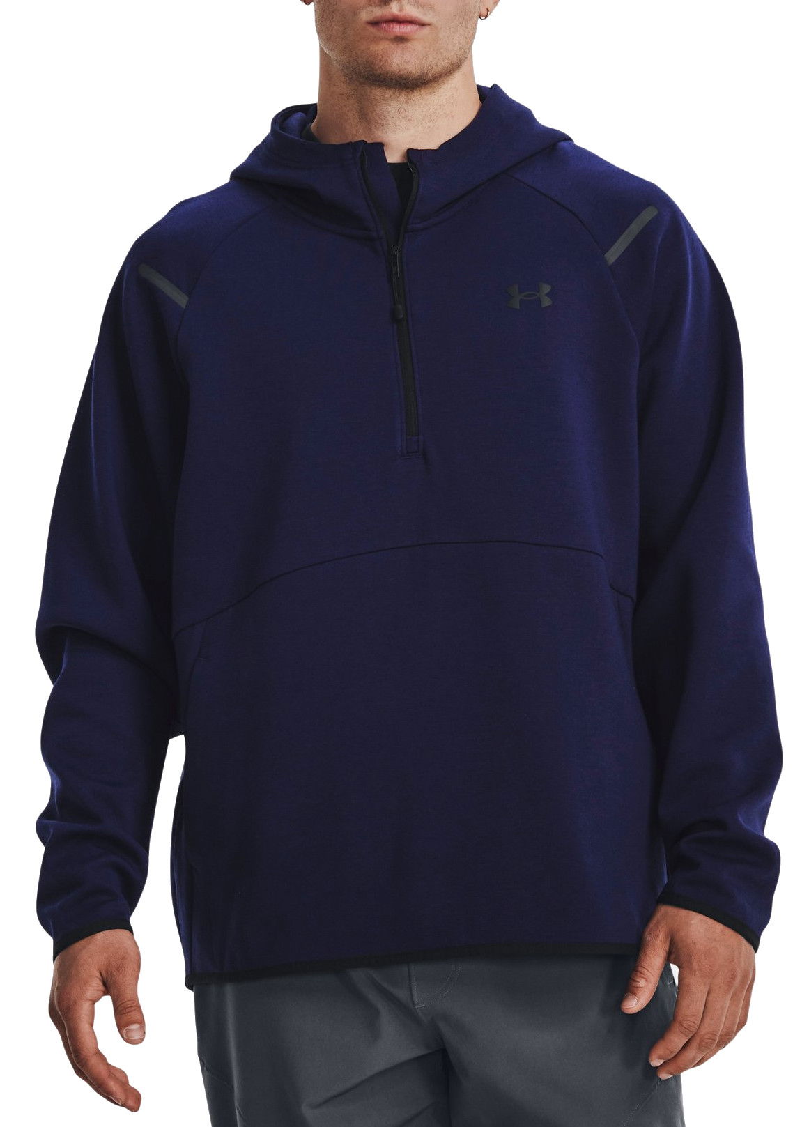 Sweatshirt Under Armour Unstoppable Fleece Hoodie Mørkeblå | 1379811-410, 0