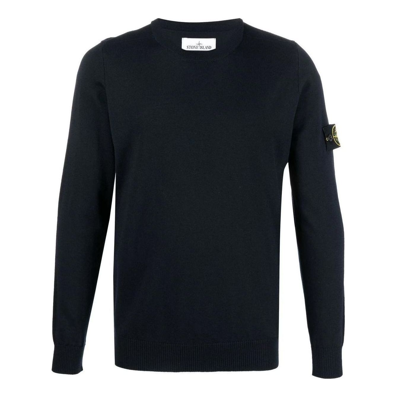 Sweater Stone Island Crewneck Pullover Sweatshirt Blå | 7715510C4-V0020, 0