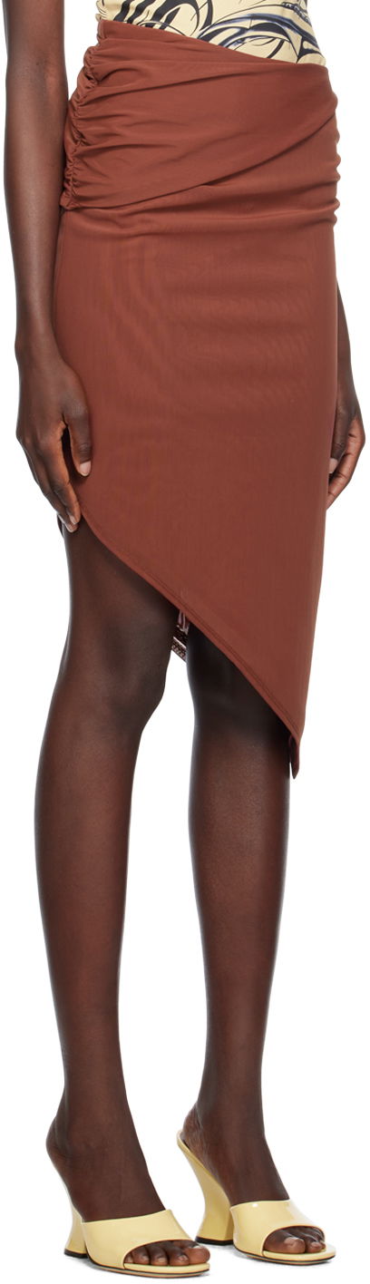 Nederdel Miaou Miaou Mona Asymmetrical Skirt Brun | 4040PM3SAB, 1