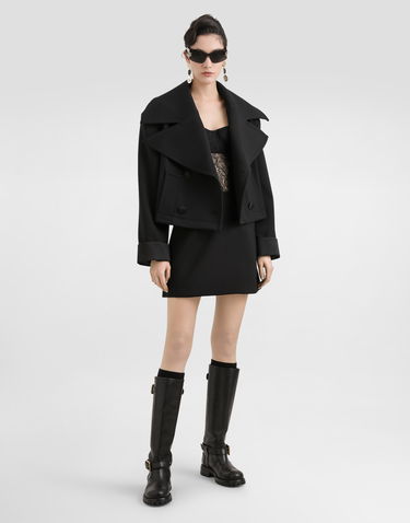 Nederdel Dolce & Gabbana Dolce & Gabbana Double Crepe Basque Skirt Sort | F4C4PTFU2L8N0000, 1