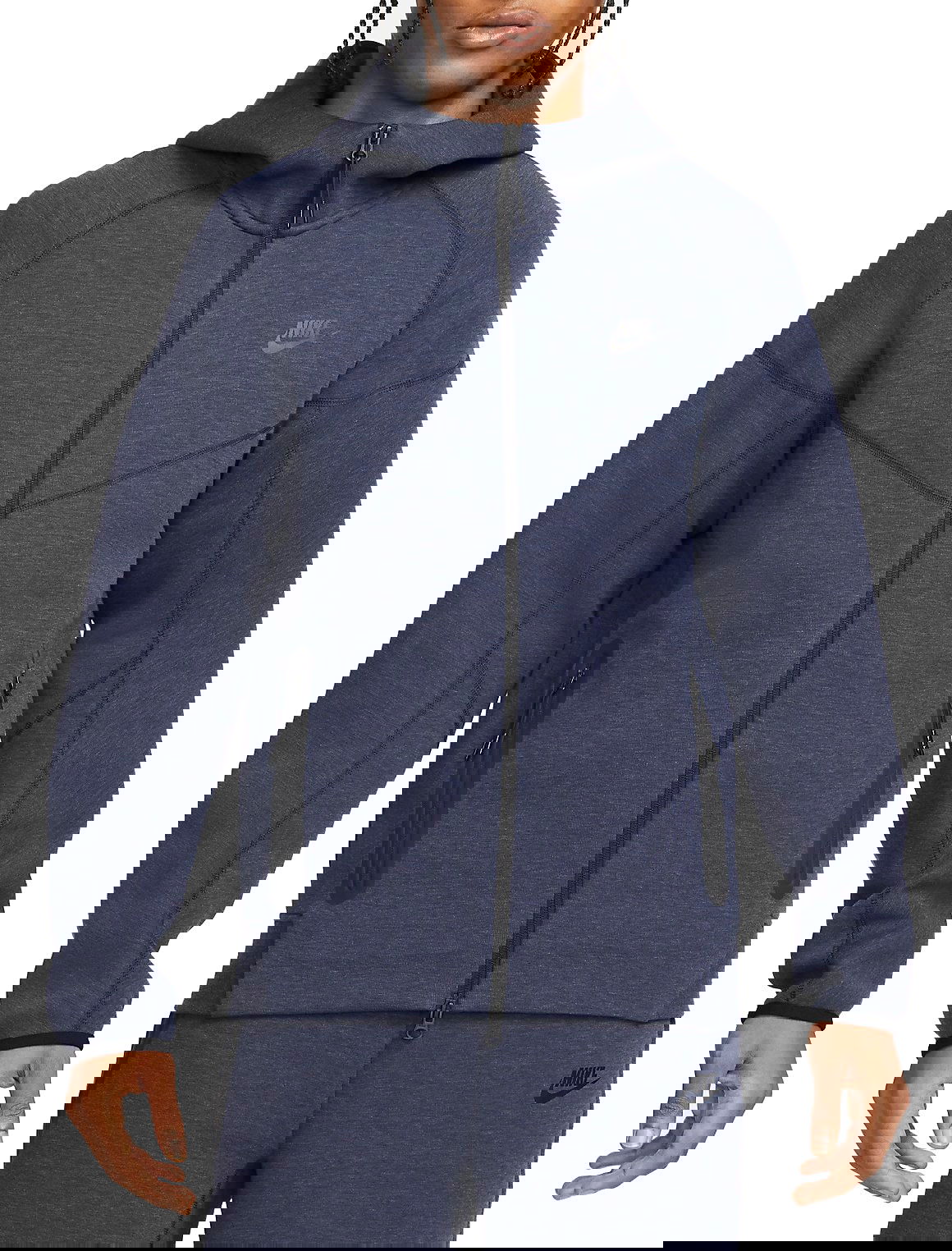 Sweatshirt Nike Tech Fleece Windrunner Mørkeblå | fb7921-473, 0