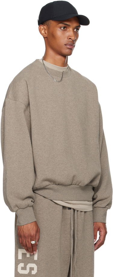 Sweatshirt Fear of God Fear of God ESSENTIALS Classic Fit Fleece Crewneck Sweatshirt Grå | 192SP252043F, 1