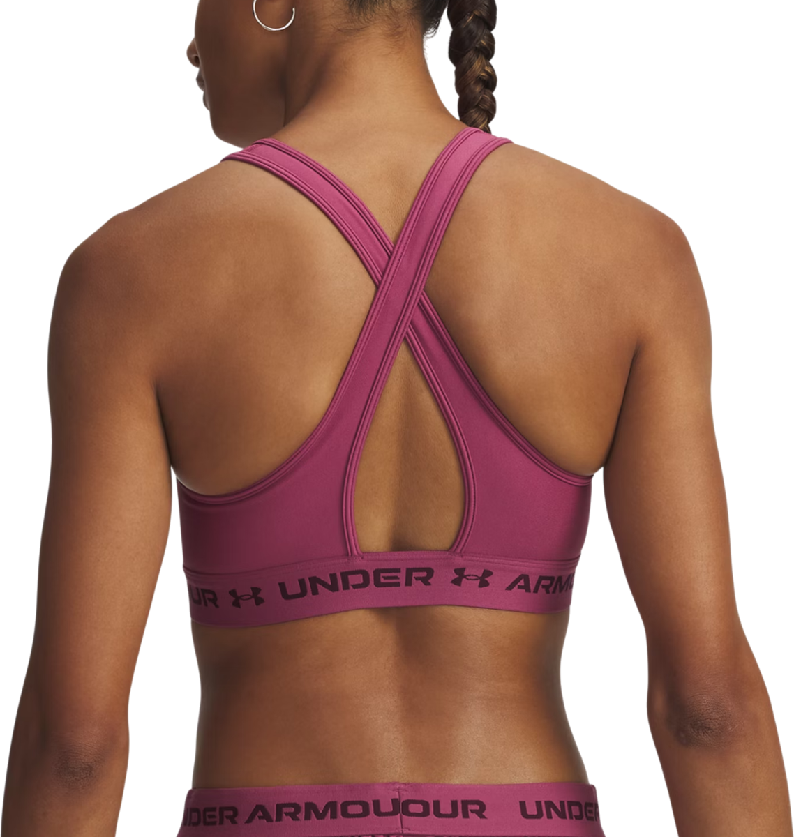 Bh Under Armour Crossback Mid Bra Lilla | 1361034-659, 1