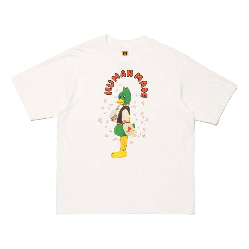 T-shirt Human Made Sootome Collaboration Graphic T-Shirt Hvid | XX27TE005