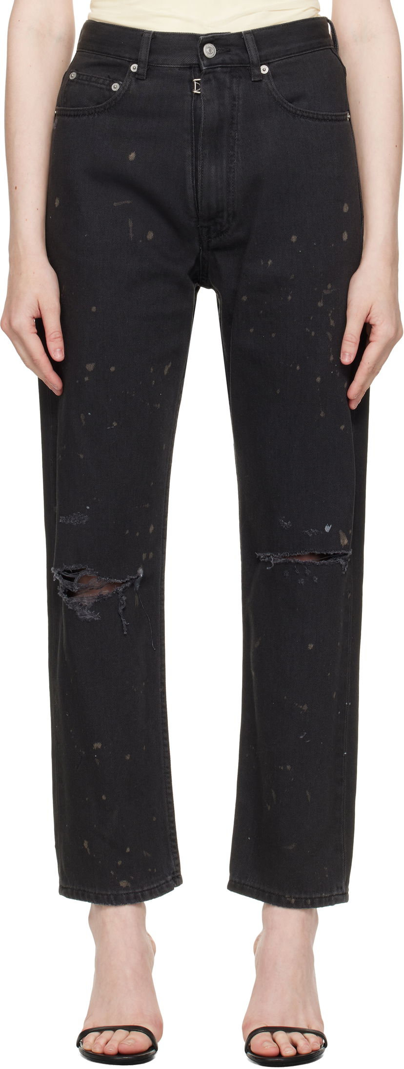 Jeans Maison Margiela MM6 Maison Margiela 5 Pockets Jeans Sort | SH2LA0016 M30011