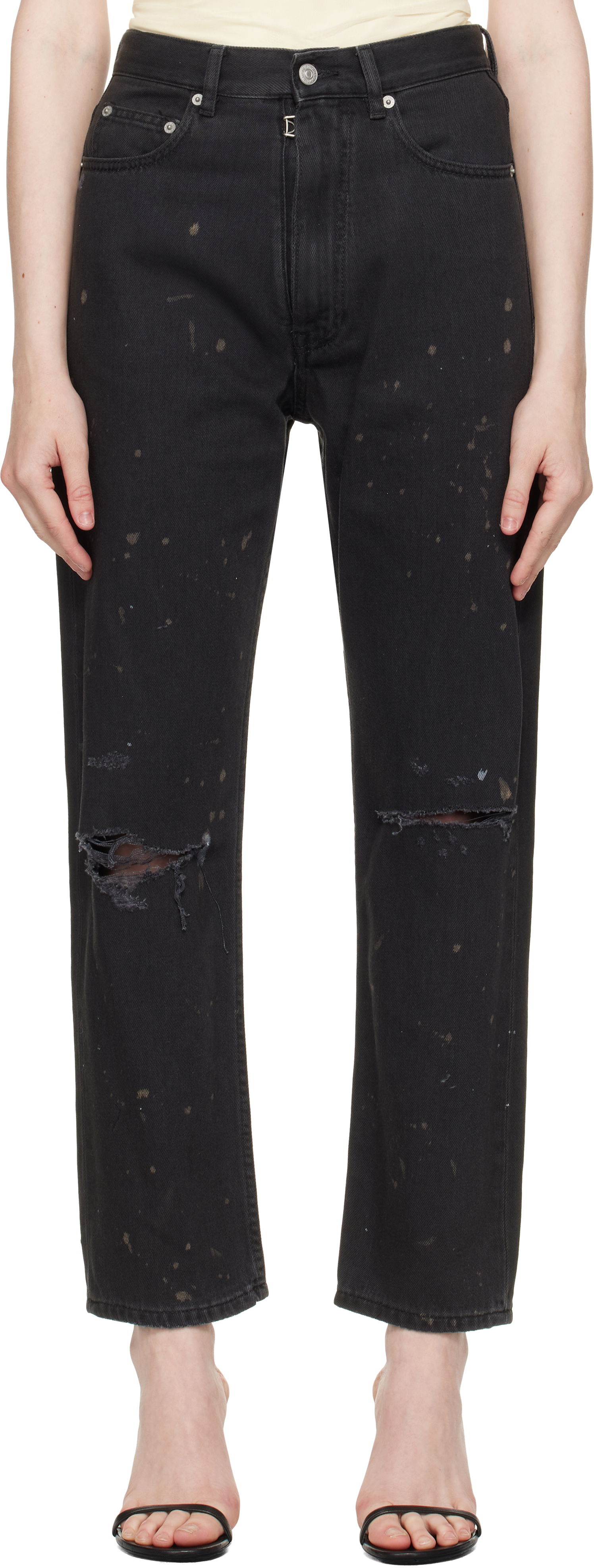 Jeans Maison Margiela MM6 Maison Margiela 5 Pockets Jeans Sort | SH2LA0016 M30011, 0