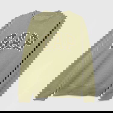 Sweatshirt GAP Logo Crew Olive Cord Grøn | 554936-34, 4