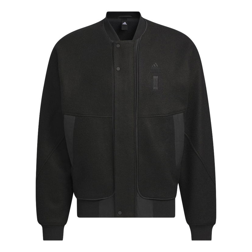 Bomberjakke adidas Originals Melton Jacket Sort | IP4910