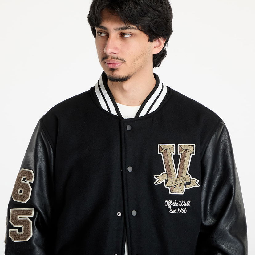 Bomberjakke Vans LX Tour Jacket Sort | VN000MDKBLK