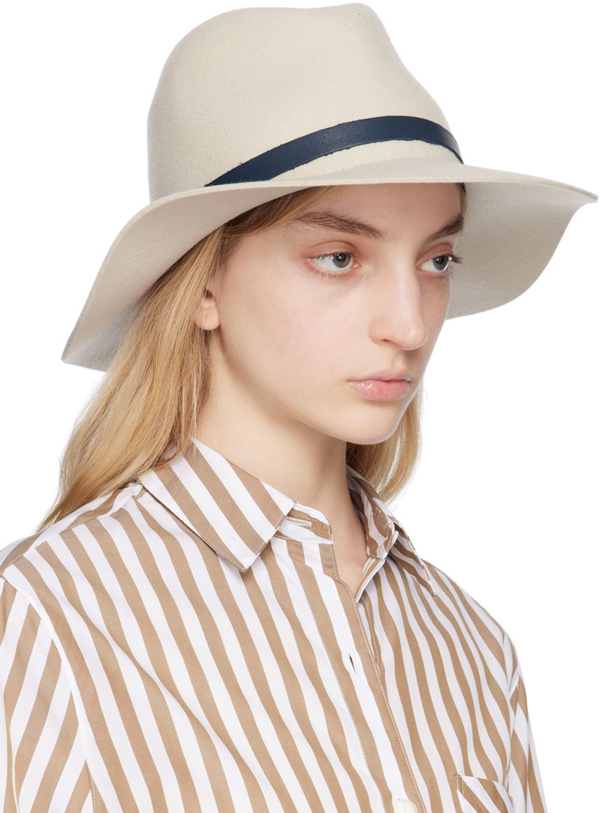Hat rag & bone rag & bone Finley Packable Fedora Beige | WJW23S1033SA33, 1