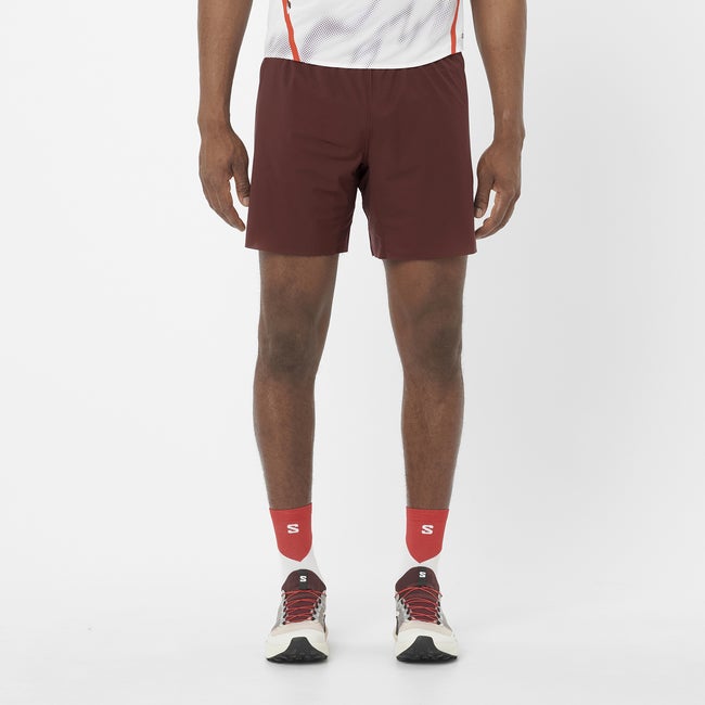 Shorts Salomon S/Lab Speed 7" Running Shorts Bourgogne | LC2692400, 0