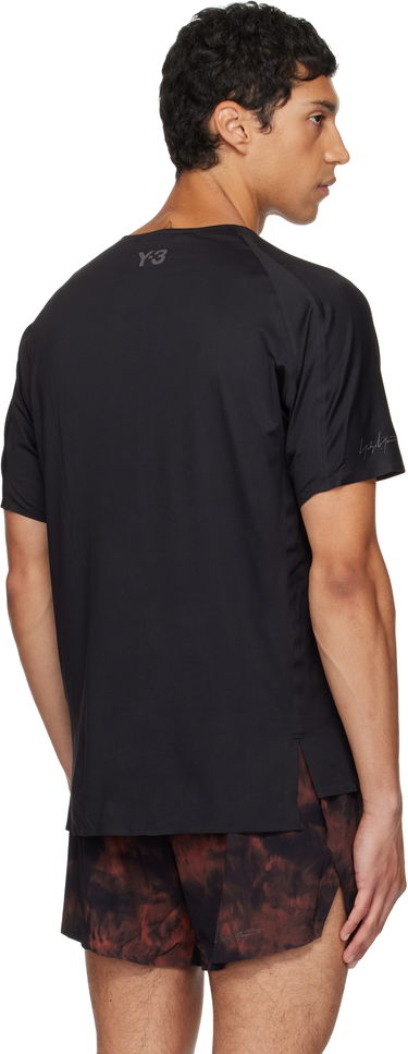 T-shirt Y-3 Y-3 Running Short Sleeve T-Shirt Sort | JX4807, 2