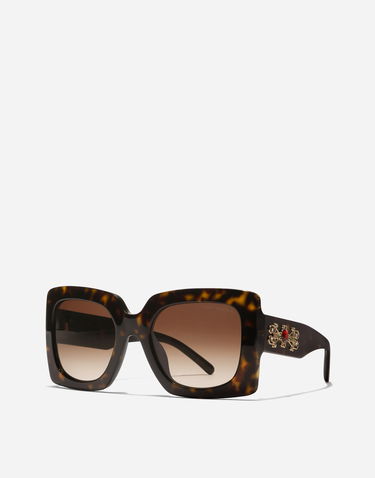 Solbriller Dolce & Gabbana Filigrana Large Square Gradient Lens Sunglasses - New Arrivals Onesize Brun | VG4525VP2139V000, 1