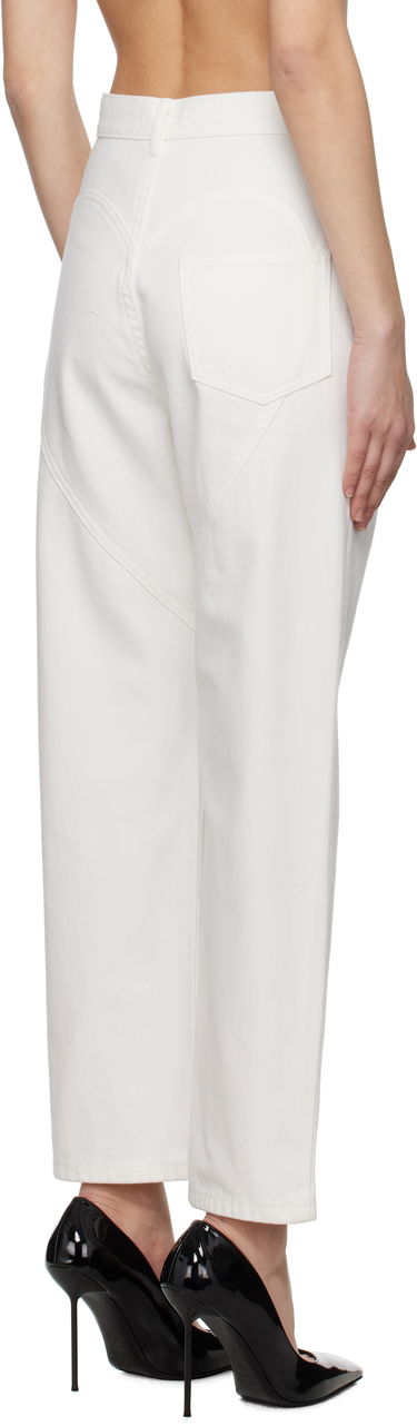 Jeans Area AREA Crystal Slit Jeans Hvid | 0000P01335, 2