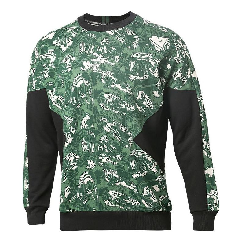 Sweater Puma Manchester City Crew Sweatshirt Grøn | 758713-10