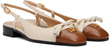 Sneakers og sko Valentino Valet Du Roi Slingback Ballerina Flats Flerfarvet | 6W0S0MH0DDT, 3