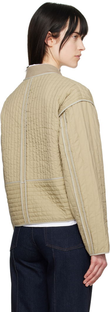 Bomberjakke rag & bone Rag & Bone Marley Quilted Jacket Beige | WAW25S20146114, 2