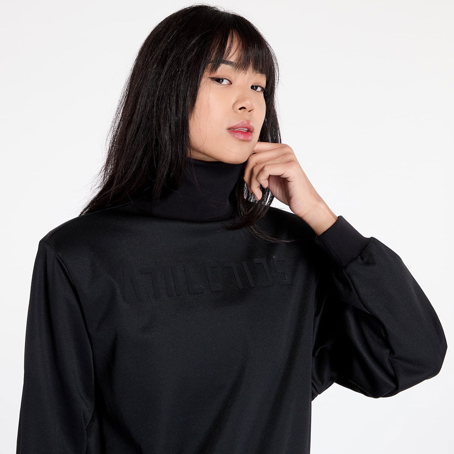 Sweatshirt adidas Originals Sweatshirt adidas x Fear Of God Athletics Womens Mock Neck Pullover Black S Sort | IT1922, 1