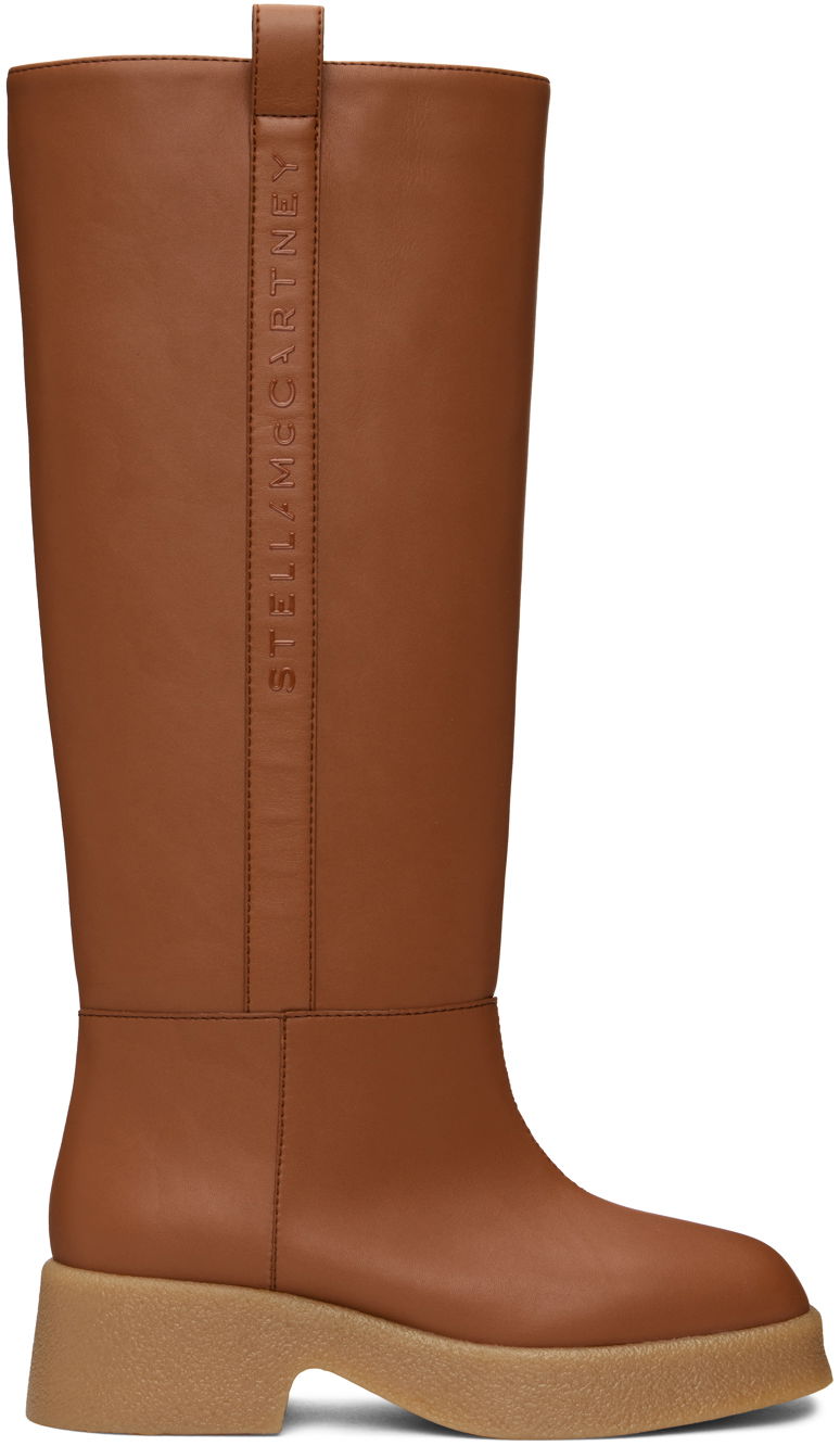 Sneakers og sko Stella McCartney Skyla Knee-High Boots Brun | 810132AP00M0, 0