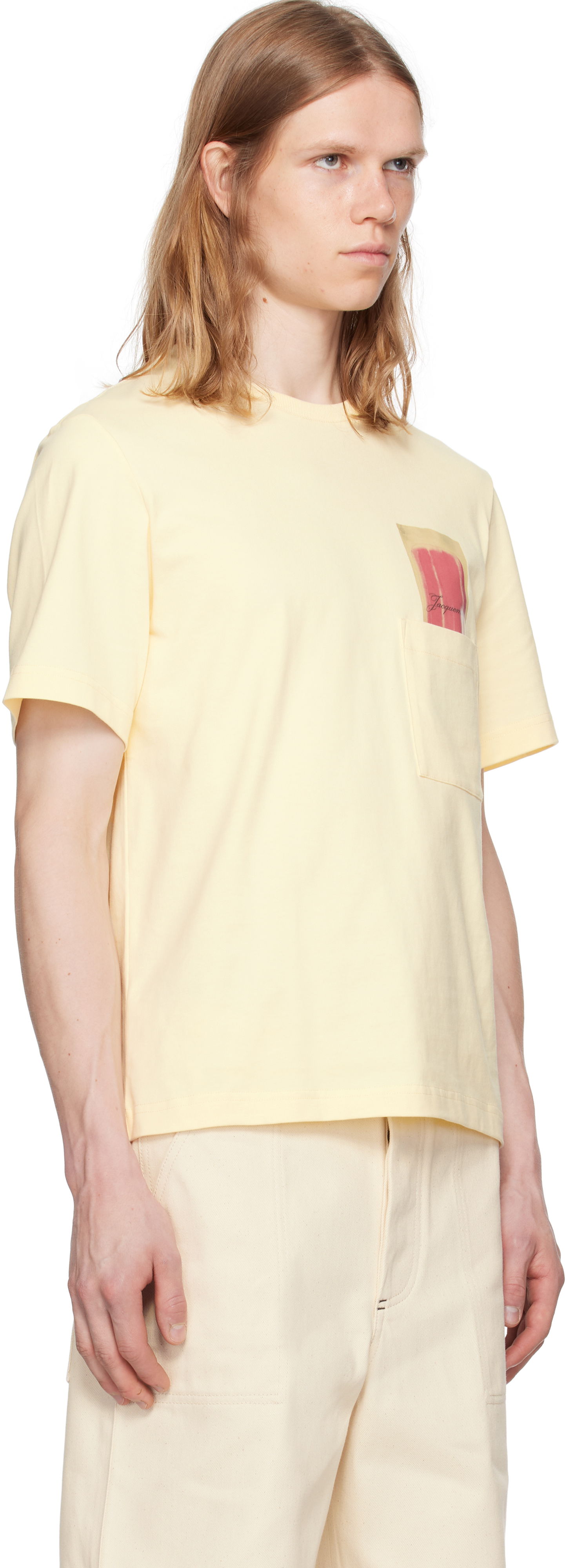 T-shirt Jacquemus Jacquemus Esquimau Pocket T-Shirt Gul | 25E255JS321-2306, 1