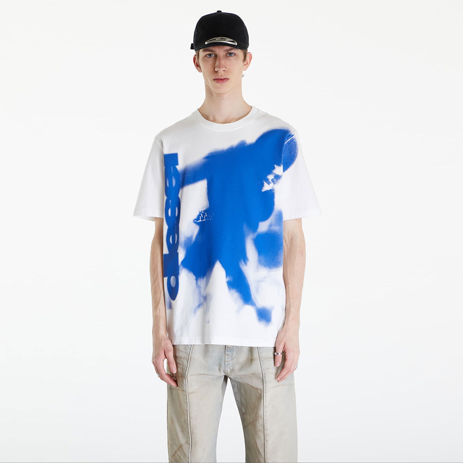 T-shirt Diesel T-Just-N13 T-Shirt Off White Blå | A12705_0JNAY Off White, 0