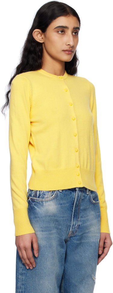 Sweater GUIZIO Guizio Emelie Cropped Cardigan Gul | S25106S047, 1