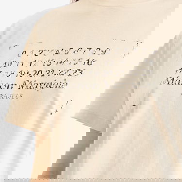 T-shirt Maison Margiela Maison Margiela Logo T-Shirt, Size Large Beige | S51GC0534S24575103, 5