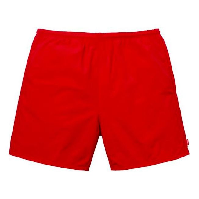 Badetøj Supreme Arc Logo Water Shorts Rød | SUP-SS18-298, 0