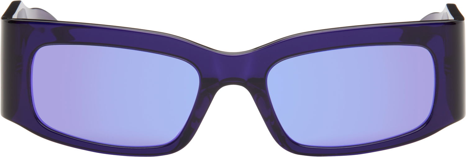 Solbriller Balenciaga Paper Oversized Sunglasses Lilla | BB0328S-005, 0