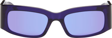 Solbriller Balenciaga Paper Oversized Sunglasses Lilla | BB0328S-005, 0
