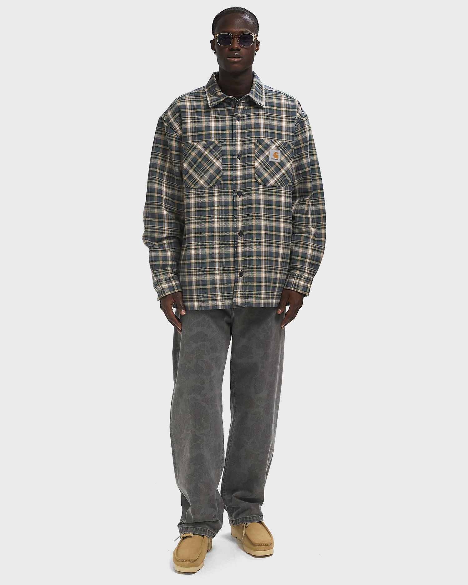 Skjorte Carhartt WIP Cronyn Plaid Shirt Jacket Flerfarvet | I035312-35R.XX, 1