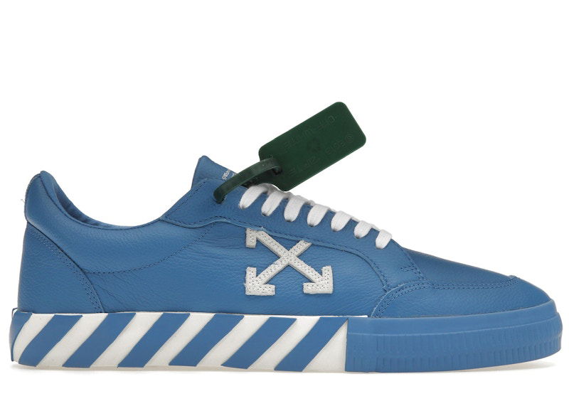 Sneakers og sko Off-White Vulc Low Leather Blue White Blå | OMIA085S22LEA0024501, 0