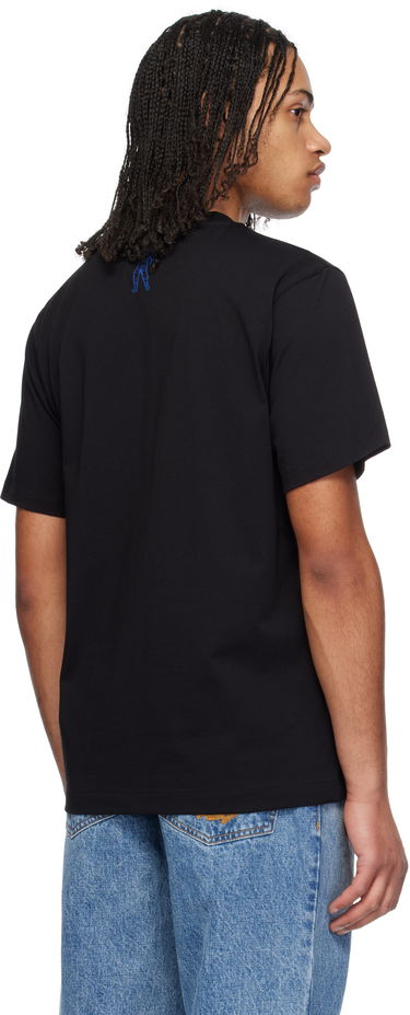 T-shirt BILLIONAIRE BOYS CLUB Billionaire Boys Club Cracked Flock Print Astro T-Shirt Sort | B25156, 2