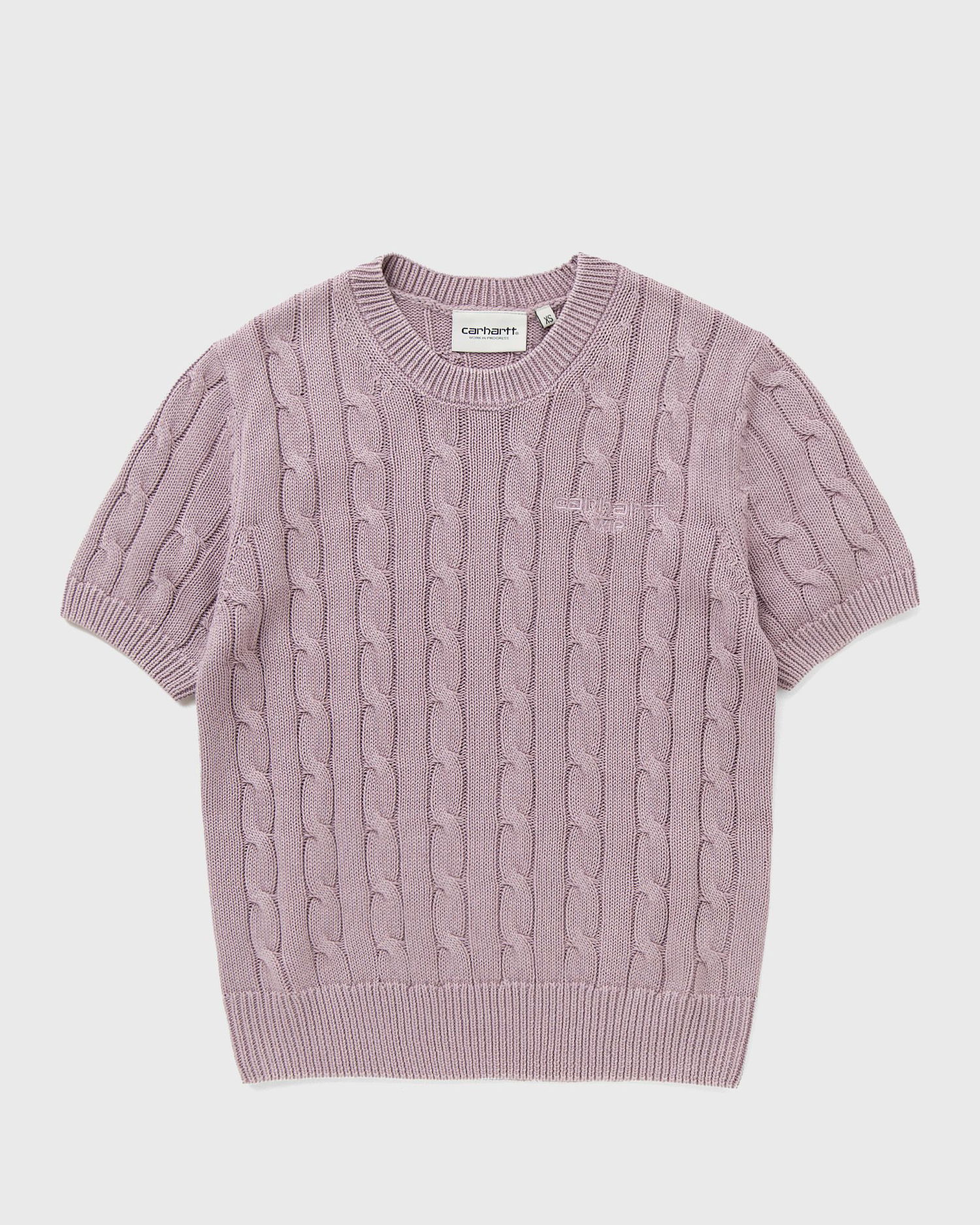 T-shirt Carhartt WIP Women's Carter Knitted T-Shirt Lilla | I035181-2ZV.GD, 0