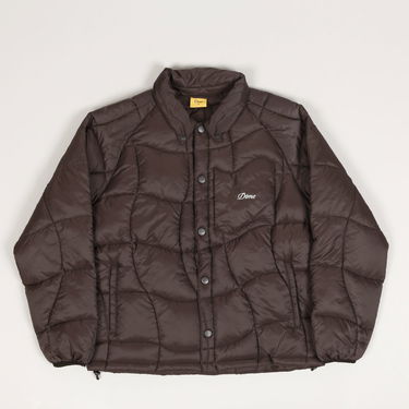 Puffer jakke Dime Midweight Wave Espresso Brun | DIME23D2F2ESP, 0
