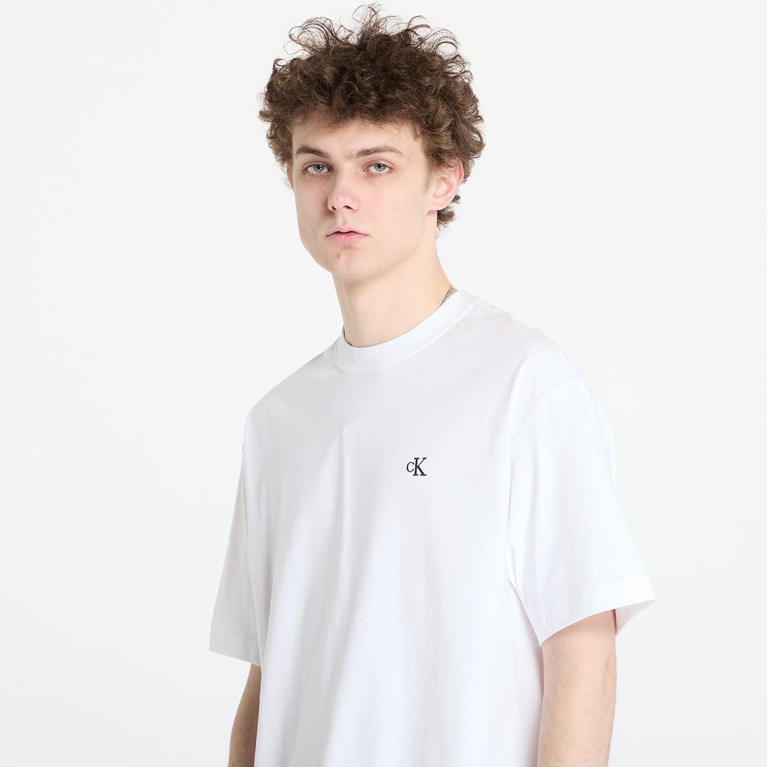 T-shirt CALVIN KLEIN Calvin Klein Jeans Relaxed Archive Logo T-Shirt Hvid | LV040HM229 YAA, 1