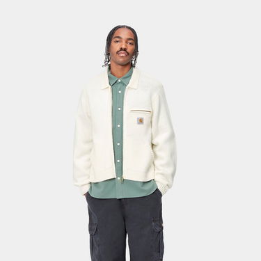 Sweater Carhartt WIP Carhartt WIP Detroit Knit Jacket Hvid | A242021_12, 0