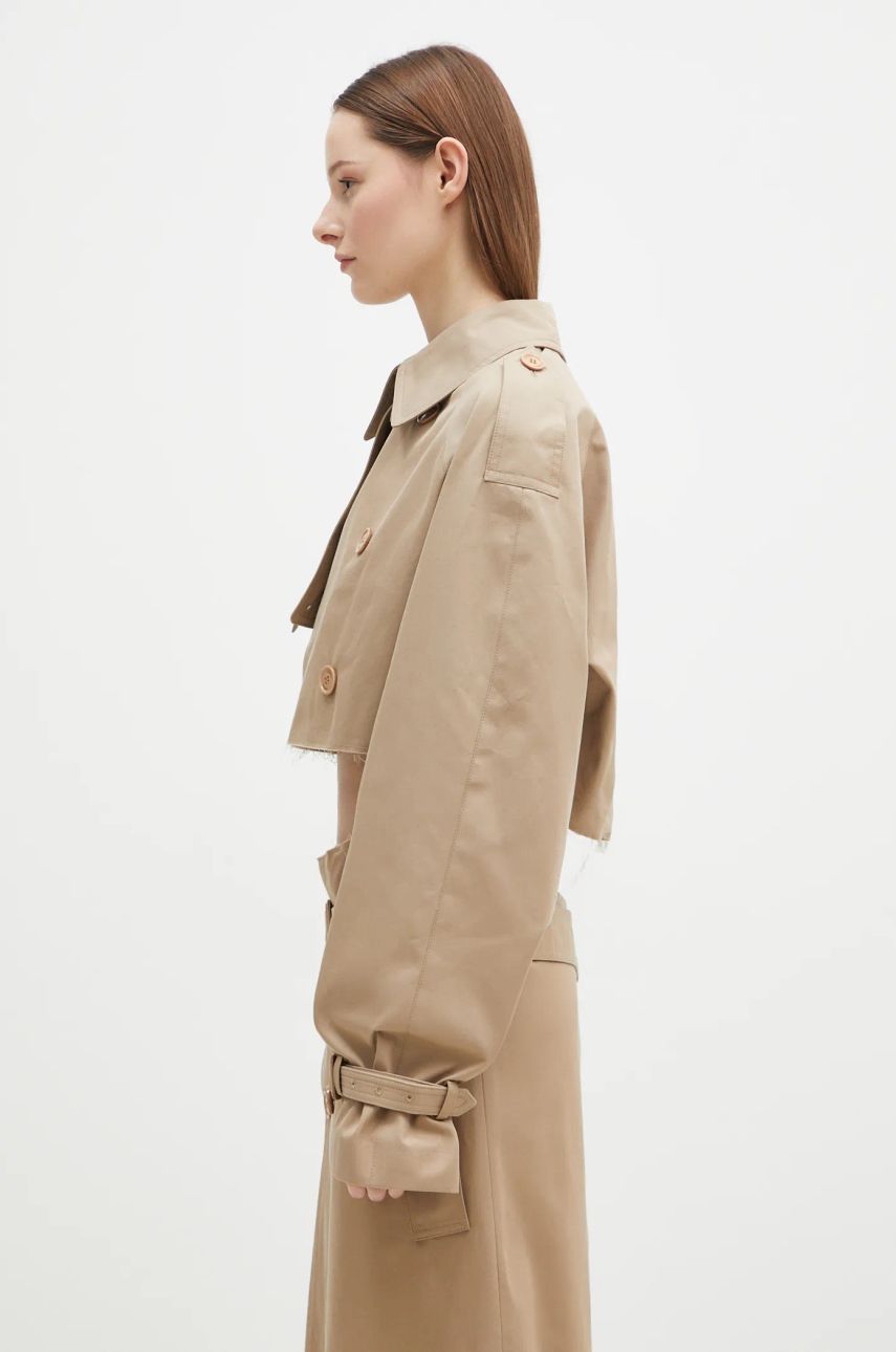 Trenchcoat VETEMENTS VETEMENTS Deconstructed Trench Coat Beige | WA66JA400S, 1